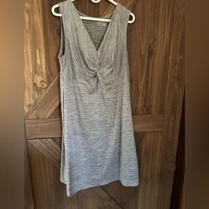 Eddie Bauer |Women’s Athletic Sleeveless Dress Gray | Ruched front |Size XL NEW